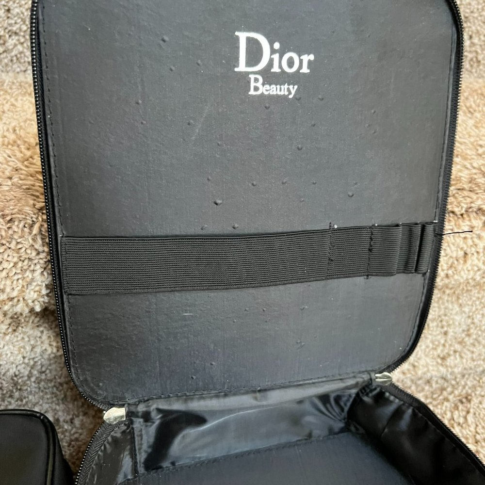 Christian Dior Black Beauty Make-up Travel Cases Lot. - Picture 6 of 13